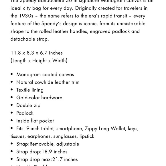 Louis Vuitton Speedy Bandoulière 30 - Picture 10 of 13